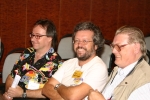 V.l.n.r.: Wolfgang Glass, Franz Miklis und Wilf James