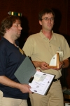 Preisträger Miachael Iwoleit (l.) mit Andreas Nordiek